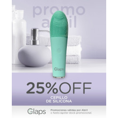 Glaps Cepillo de Silicona 2 en 1