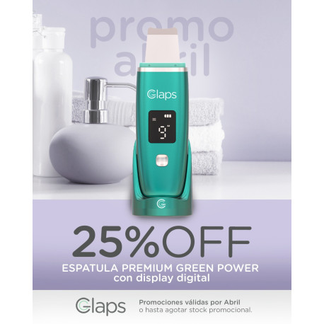 Glaps Espátula Ultrasónica Premiun Green
