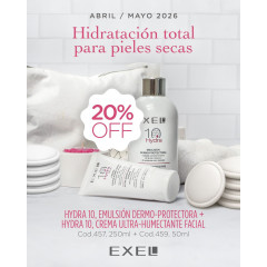 BioCosmética Exel PromoBook Hidratación Total para Pieles Secas