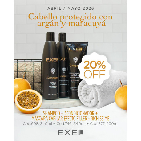 BioCosmética Exel PromoBook Cabello Protegido con Argán y Maracuyá