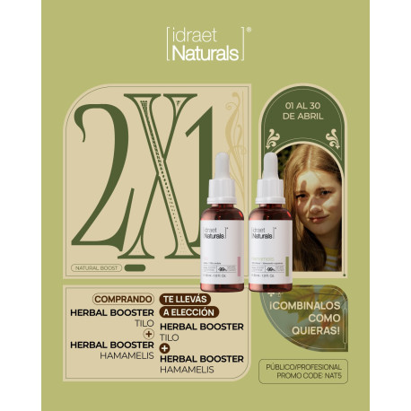 Idraet Promo Naturals Herbal Booster combinado 2 x 1