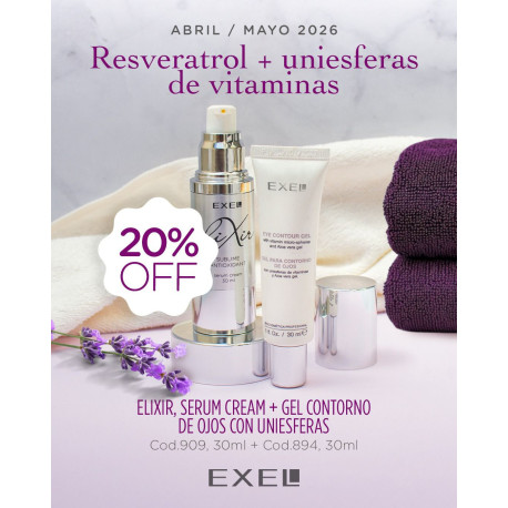 BioCosmética Exel PromoBook Resveratrol  + Uniesferas de Vitaminas
