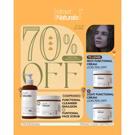 Idraet Promo Natural Light Functional Cream 70% off