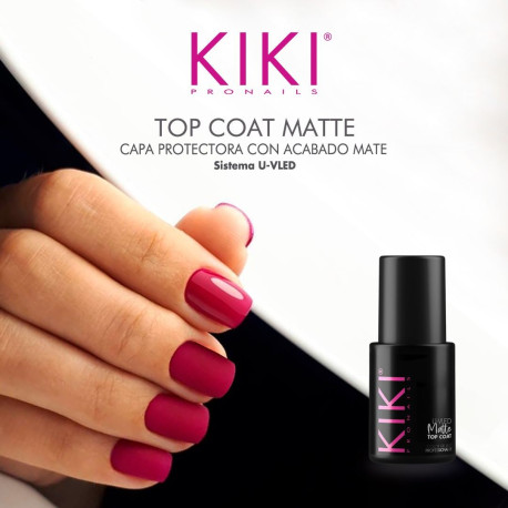 Idraet kiki Pro Nails Top Coat Matte U-VLed