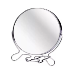 Espejo Redondo Doble Con Aumento Para Maquillaje