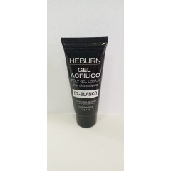 Heburn Gel Acrilico Polygel x 60 Blanco tono 002