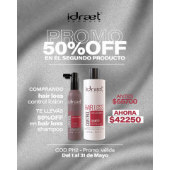Idraet Promo Pro Hair Loss Control 50% off