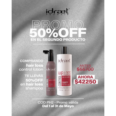 Idraet Promo Pro Hair Loss Control 50% off