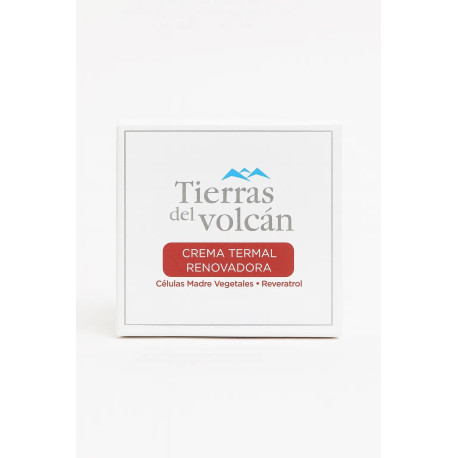 Tierras del Volcán Crema Termal Renovadora (Células Madres Vegetales + Resveratrol) x 50 g