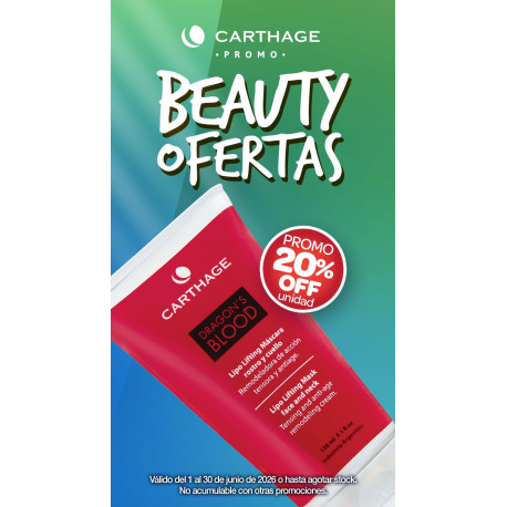 Carthage Dragons Blood Máscara Lipo Lifting x 150gr