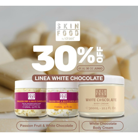 Idraet Skin Food  White Chocolate  Body Cream 300ml