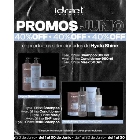 Idraet Pro Hair HYALU SHINE MASK x 500 ml
