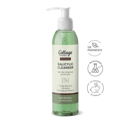 Collage Pistacho Gel de Limpieza Profunda Salicylic Cleanser 200cc