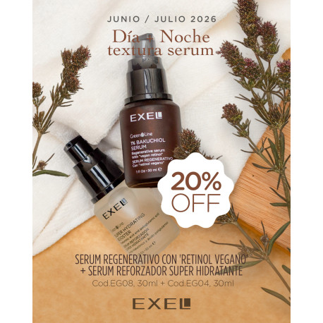 Biocosmetica Exel Promo Book Dia y Noche Textura Serum