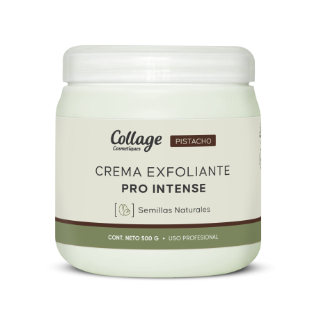 Collage Crema Exfoliante Pro Intense  con semillas naturales x 500 gr