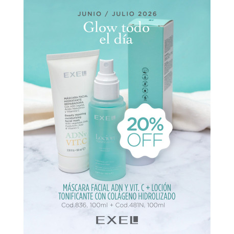 Biocosmetica Exel Promo Book Glow Todo el Dia