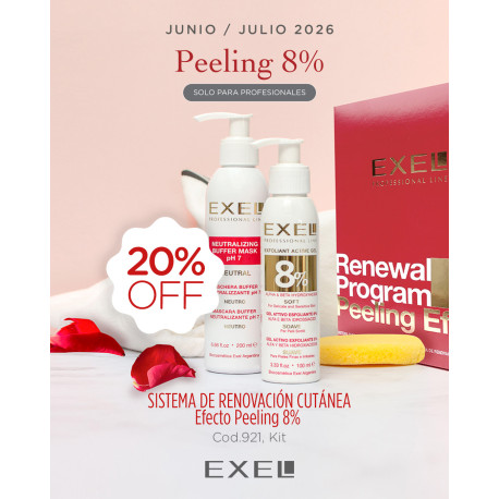 BioCosmética Exel SIST. de Renovación Cutánea E. Peeling 8%