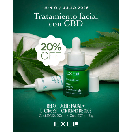 Biocosmetica Exel Promo Book Tratamiento Facial con CBD