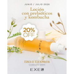 Biocosmética Exel Green Line Esencia de Té de Kombucha - 120 ml