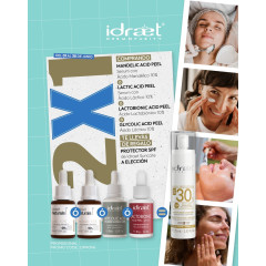 Idraet Promo DermoPurity Peeling 2x1 MANDELIC ACID PEEL - Peeling Natural Serum con Acido Mandélico 13% TOTAL pH 3,5