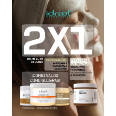 Idraet Promo DermoPurity Peeling 2x1 VITAMIN B COMPLEX BOOSTER MASK- Máscara Multivitamínica Emoliente