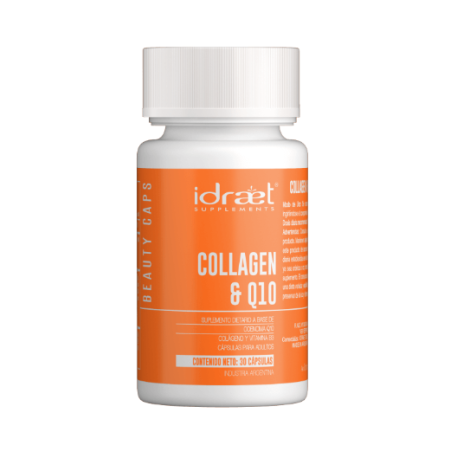 Idraet Supplements Collagen & Q-10 Anti-Aging Beauty Caps - Cápsulas Blandas x 30 u