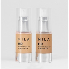 Mila Marzi Base de Maquillaje Alta Definición HD (Botella con dosificador) x 20g Claro