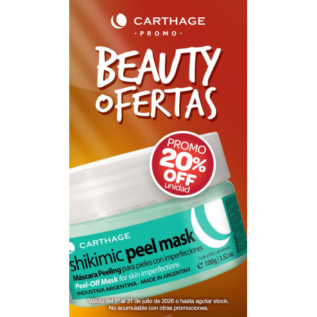 Carthage Shikimic Peel Mask 100gr