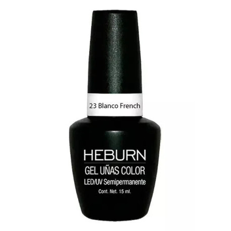 Heburn Gel Color LED/UV Blanco French  23 15cc