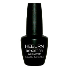 Heburn Top Coat  Gel LED/UV   x 15 cc