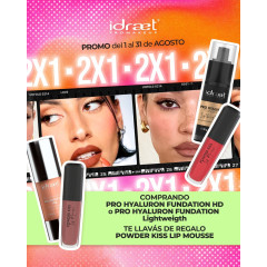Idraet Promo 2 x 1  Pro Hyaluron Foundation HD