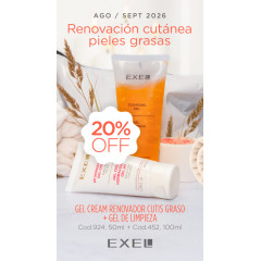 BioCosmética Exel  Promobook  Renovación Cutánea pieles grasas