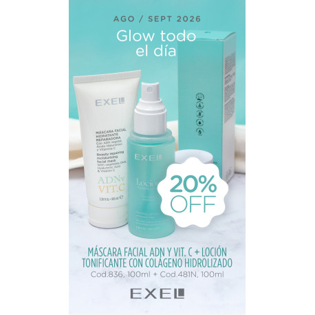 BioCosmética Exel  Promobook Glow todo el dia