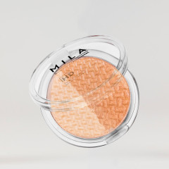 Mila Marzi Polvo Compacto Microfinish Ultra HD Mix - Duo Iluminador-Caribe