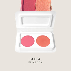 Mila Set Blush & Highlight - Dúo de Rubor e iluminador 2 potes x 2,8 g