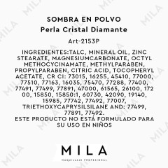 Mila Marzi PRO Sombra en Polvo Pro Cristal Diamante (Polvera) x 1 gr. Dorado