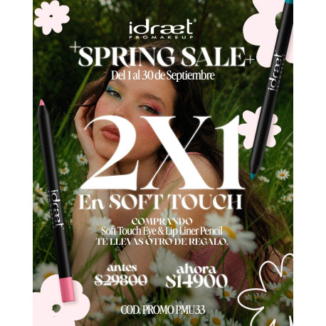 Idraet  Promakeup   2x1 en  Soft Touch Eye & Lip  Liner Pencil
