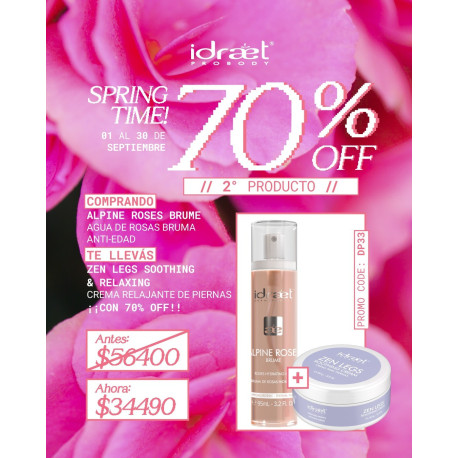 Idraet Dermopurity Alpine Rose 70 % off
