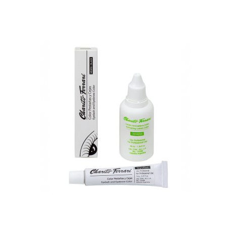 Charito Ferrari Mini Kit Color Negro+ Activador x 10ml