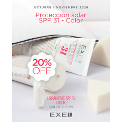 BioCosmética Exel Fotoprotector XL Urban Face Protección FPS 31 COLOR X 50 ML