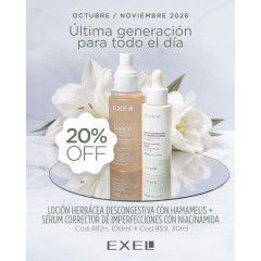 Biocosmetica Exel Promo Ultima generación para todo el día