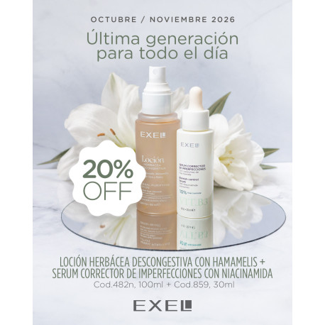 Biocosmetica Exel Promo Ultima generación para todo el día
