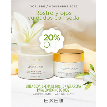 Biocosmetica Exel Promo Rostro y Ojos cuidados con Seda