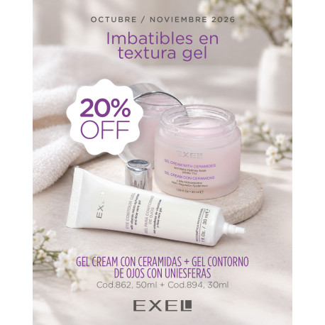 Biocosmética Exel Promo Imbatibles en textura gel