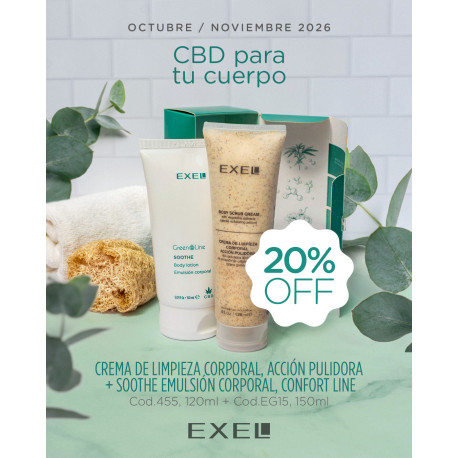 Biocosmética Exel Promo Cbd para tu cuerpo