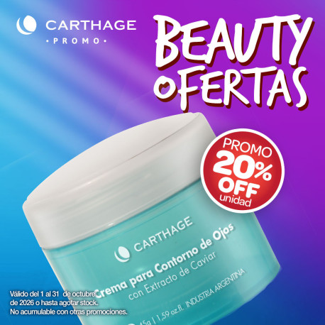 Carthage Crema Para Contorno de  Ojos con Caviar 45 gr
