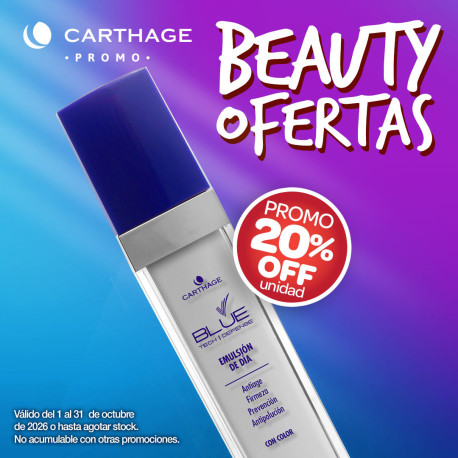 Carthage  Blue Tech Defense Emulsión de Día con Color