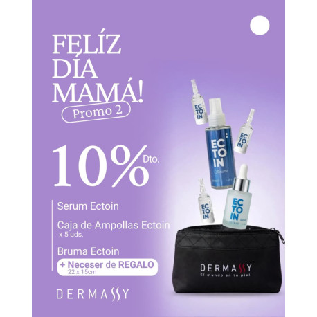 Promo Dermassy Dia de la Madre Promo 2 serum ectoin + ampollas ectoin x 5 un + bruma ectoin