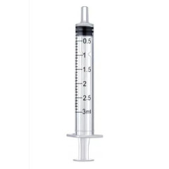 Jeringas Estériles 3 ml  x 100 unidades