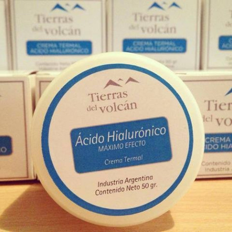 Tierras del Volcan crema termal ácido hialurónico x 50 gr.